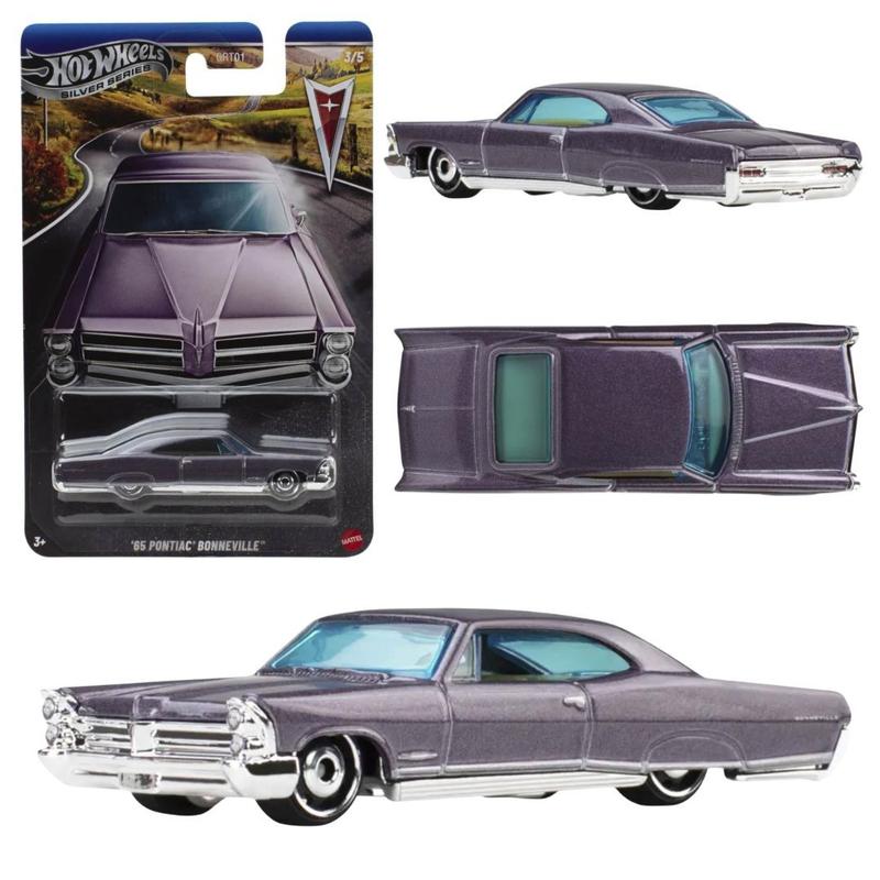 ホットウィール ポンティア GTO シルバー Hot Wheels Silver Series Linha Pontiac - Mattel Cor:66 Pontiac GTO